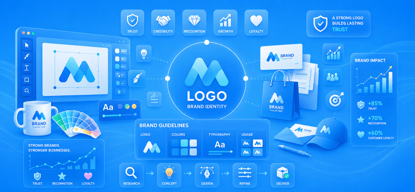 How Logo Branding Services India Build Trust for Businesses