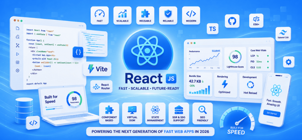 React JS Development Services for Fast Web Apps in 2026