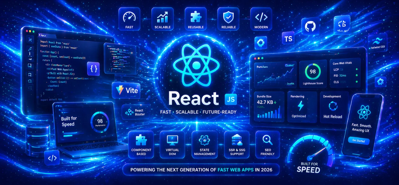 React JS Development Services for Fast Web Apps in 2026
