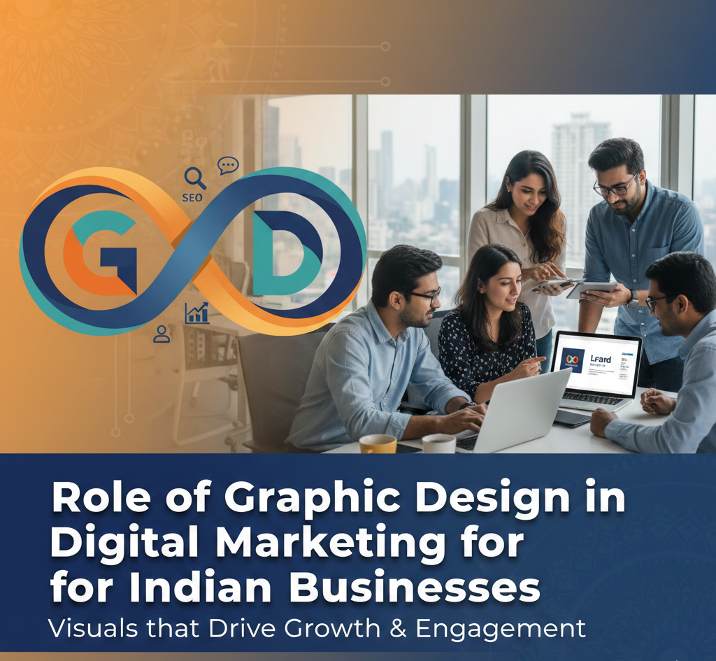 Role of Graphic Design in Digital Marketing for Indian Businesses - Visuals that Drive Growth and Engagement.