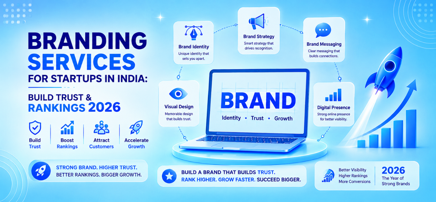 Branding services for startups in India to build trust and improve rankings in 2026